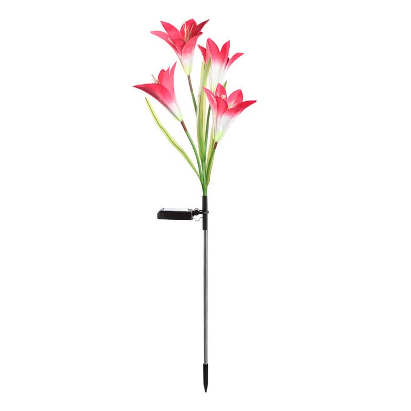 Luces Decorativas Tulipan para Jardin con Panel Solar