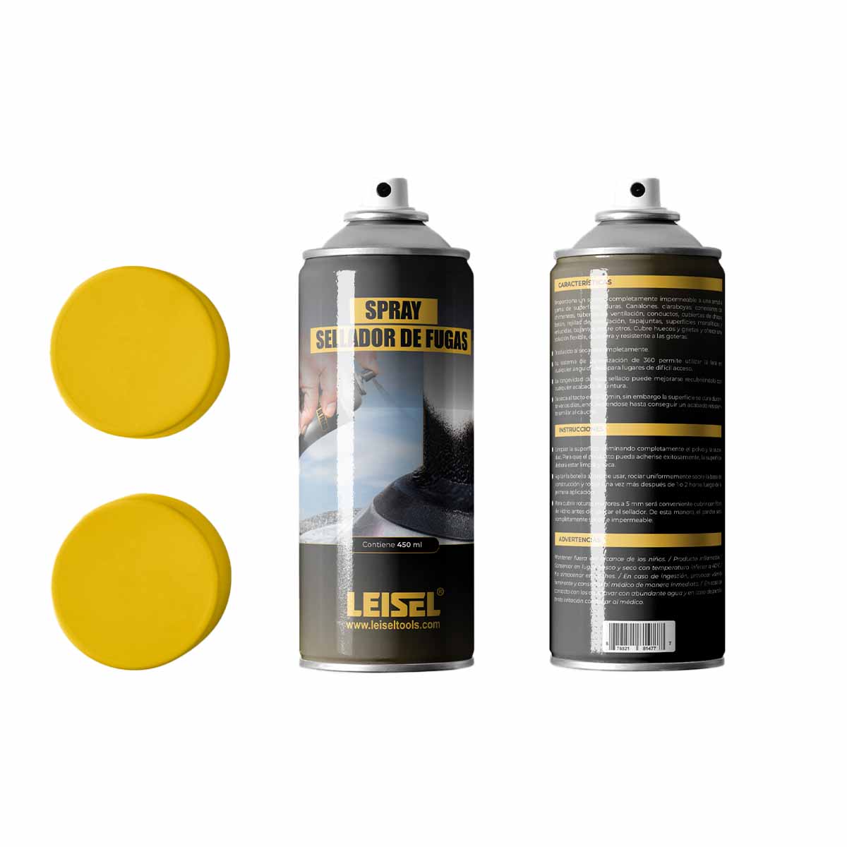 Oferta 4 Spray Sellador de Fugas Leisel 450ml