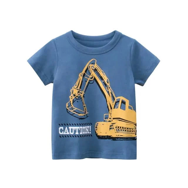 Camiseta Retroexcavadora para Niño