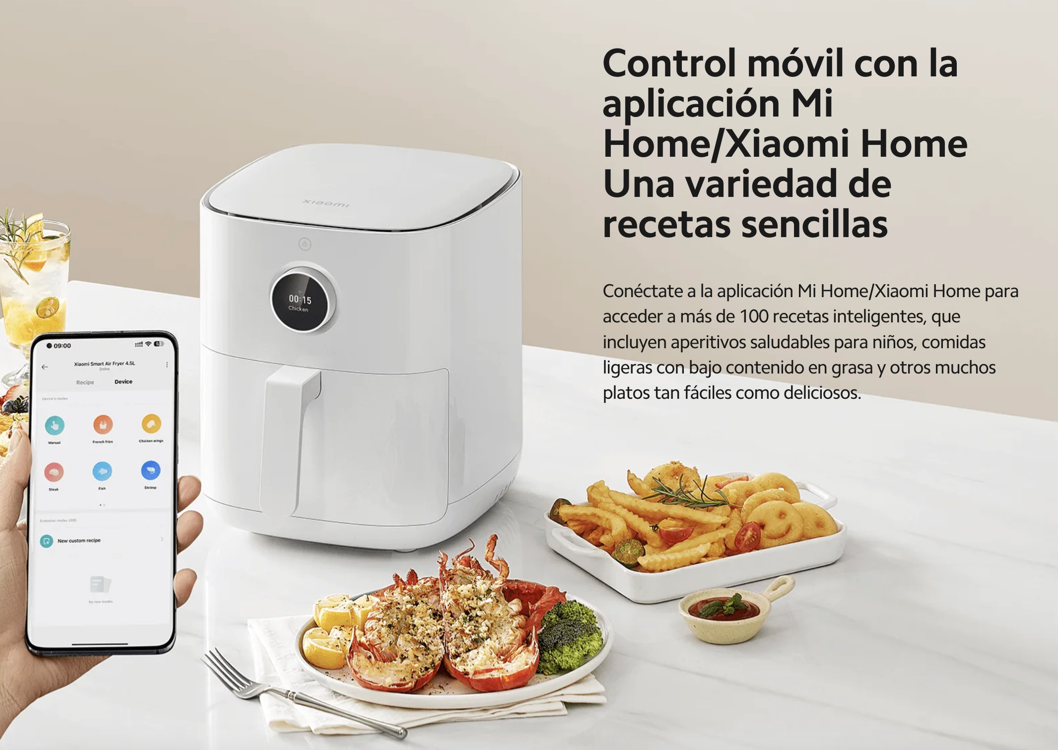 Freidora de aire Mi Smart Air Fryer 4.5L Xiaomi
