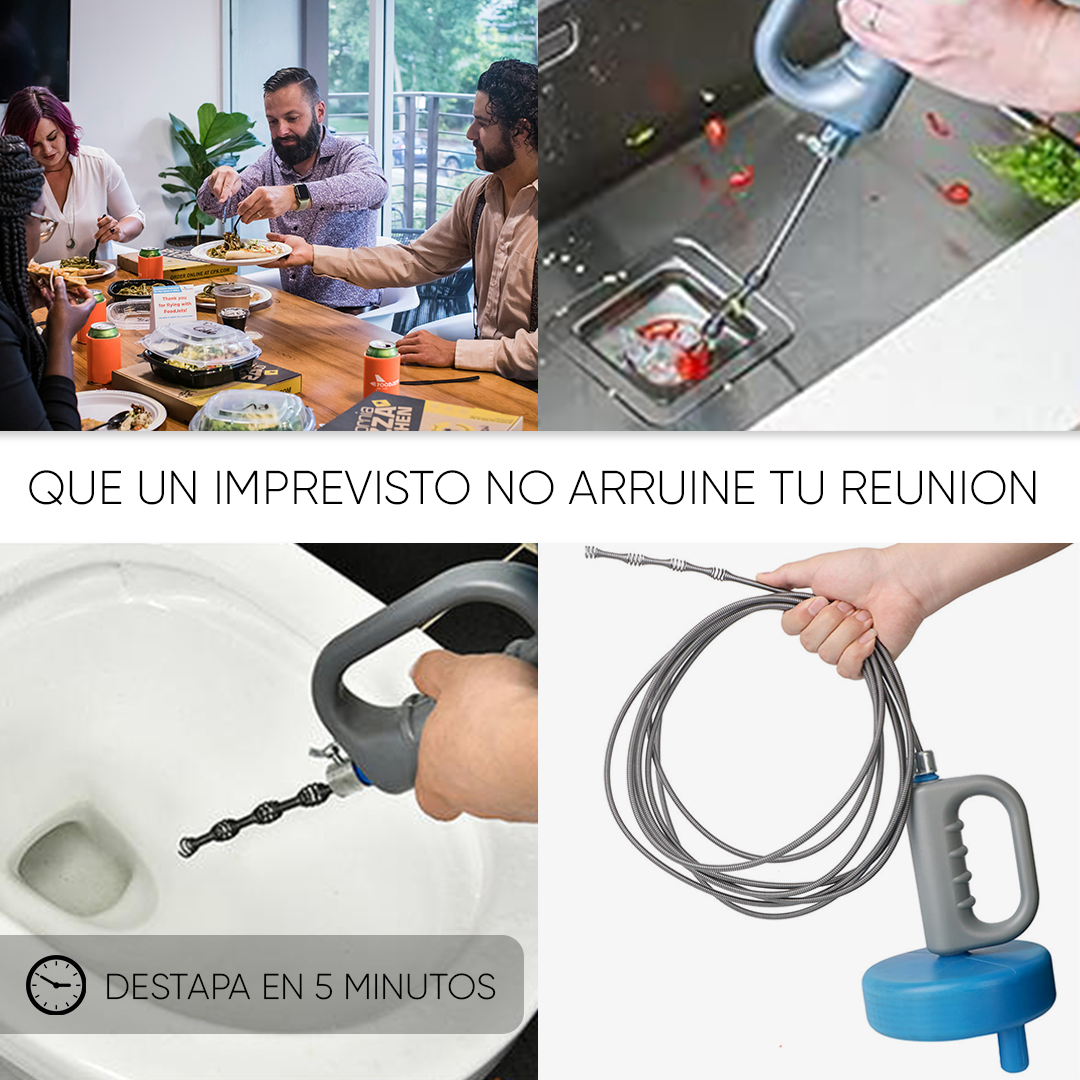 Cinta para Destapar Drenajes y Cañerias 5mts