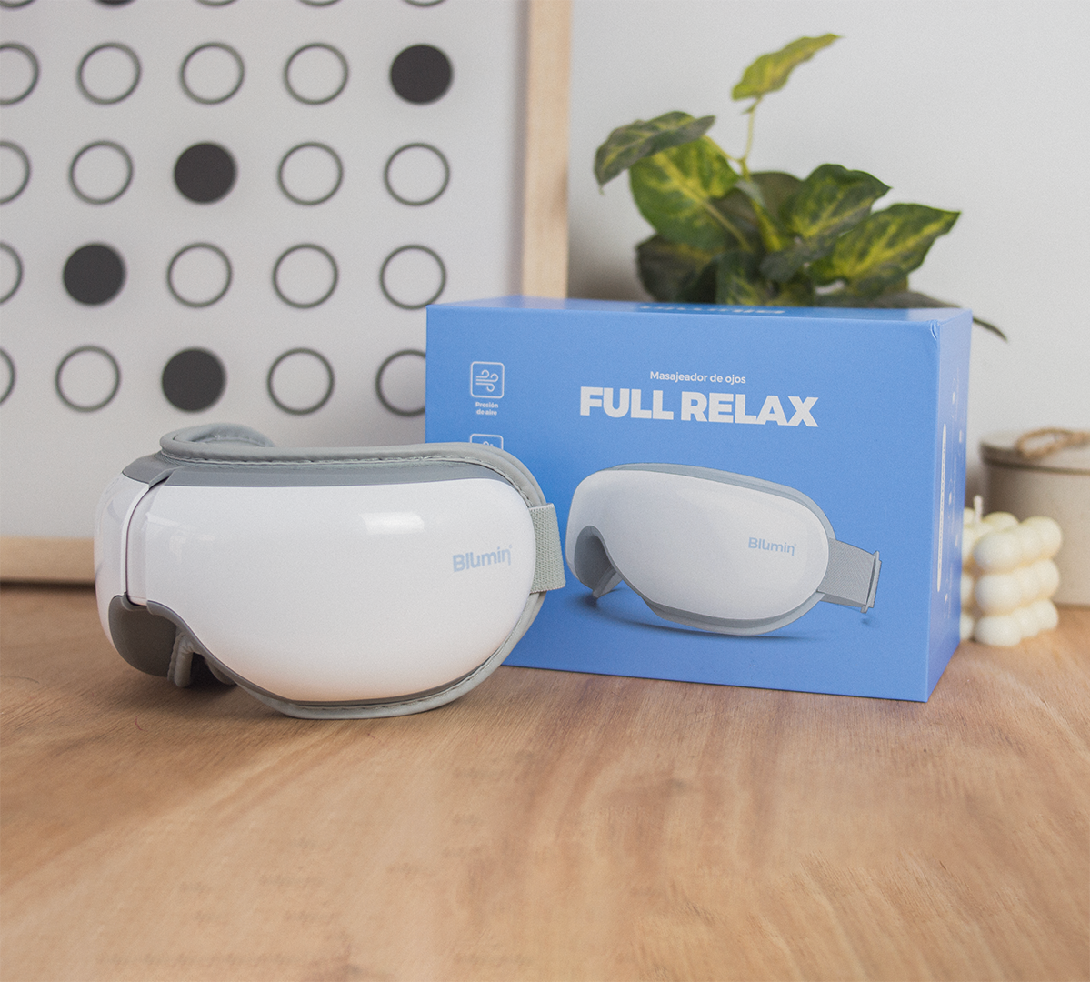 Masajeador de Ojos Full Relax Marca Blumin