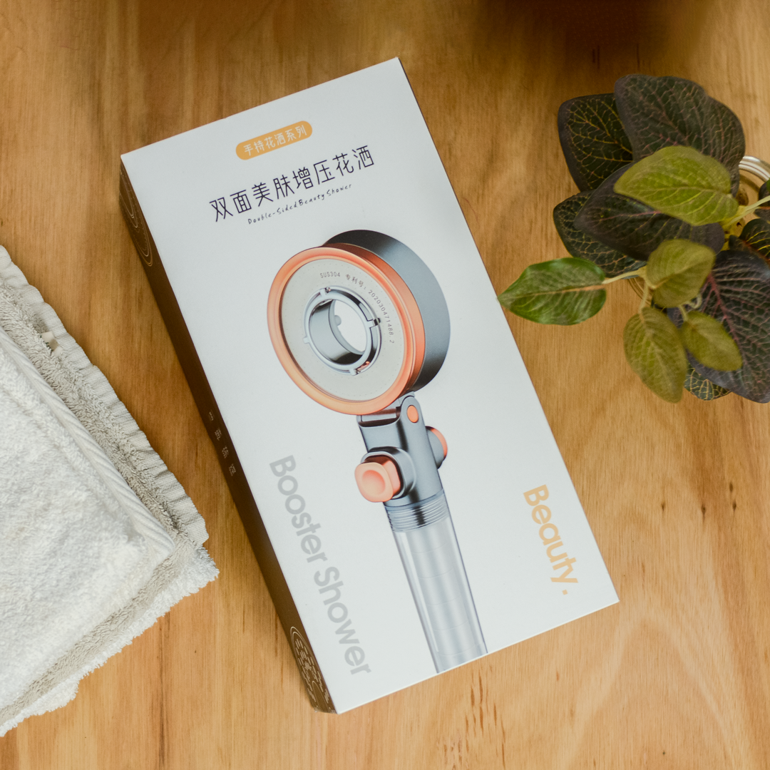 Cabezal Doble Cara de Ducha con 3 Modos y Filtro