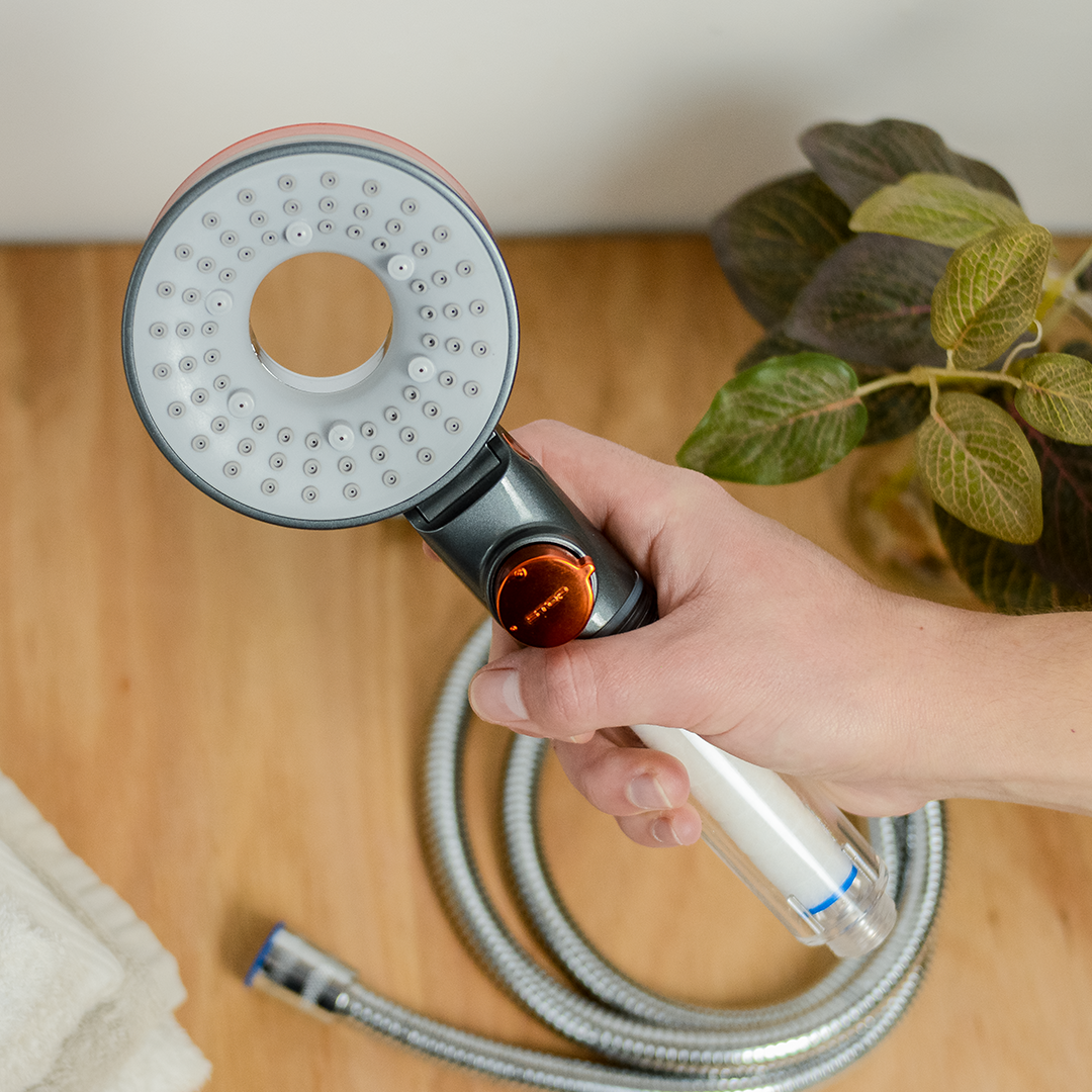 Cabezal Doble Cara de Ducha con 3 Modos y Filtro