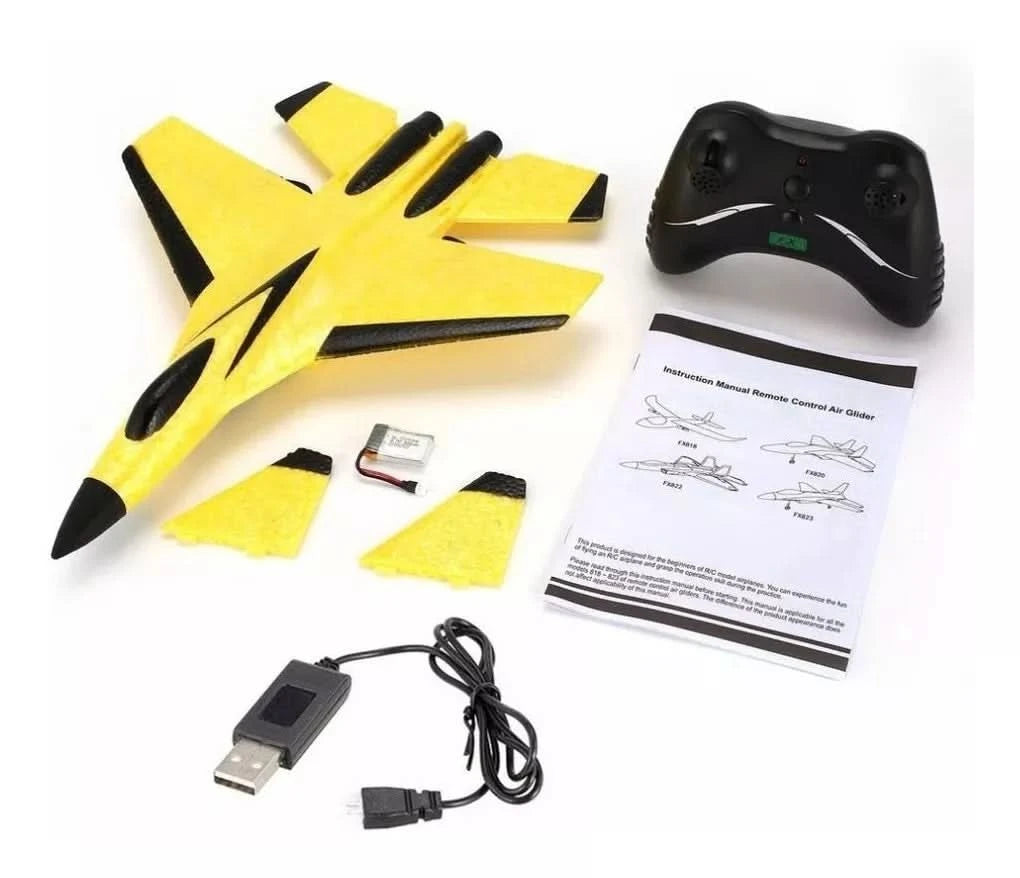 Avion Electrico Volador con Control Remoto en Espuma