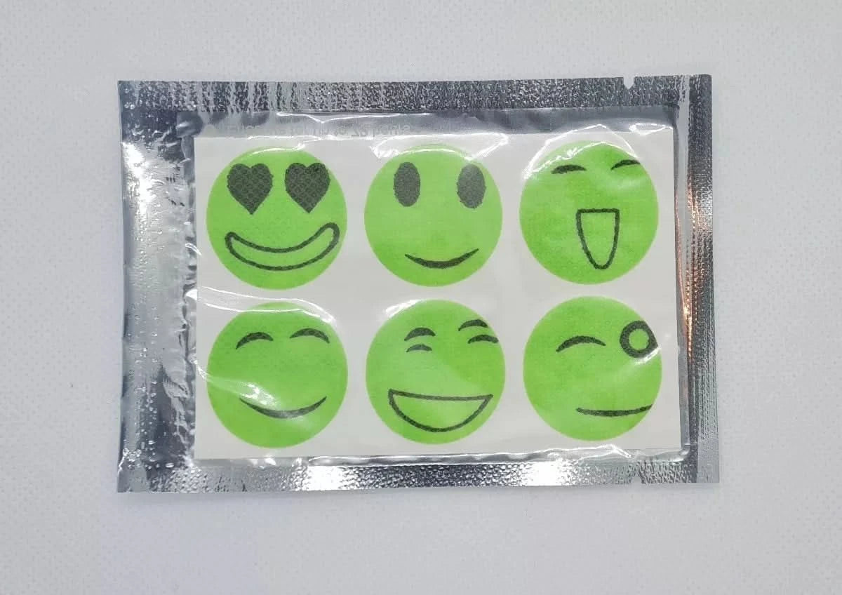 Pack de 30 Parches Carita Repelentes de Mosquitos para Bebé