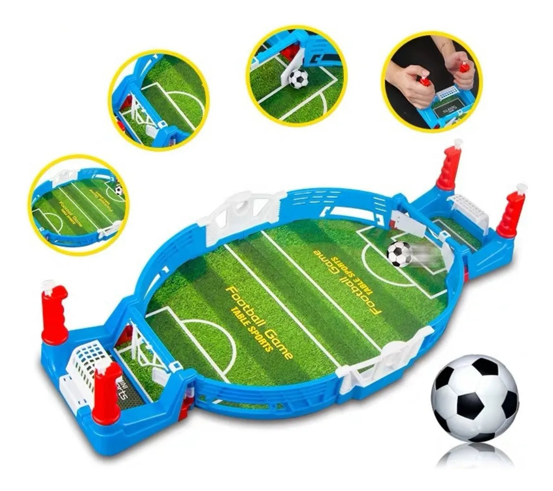 Juego Mini Futbolito De Mesa con 4 Pelotas