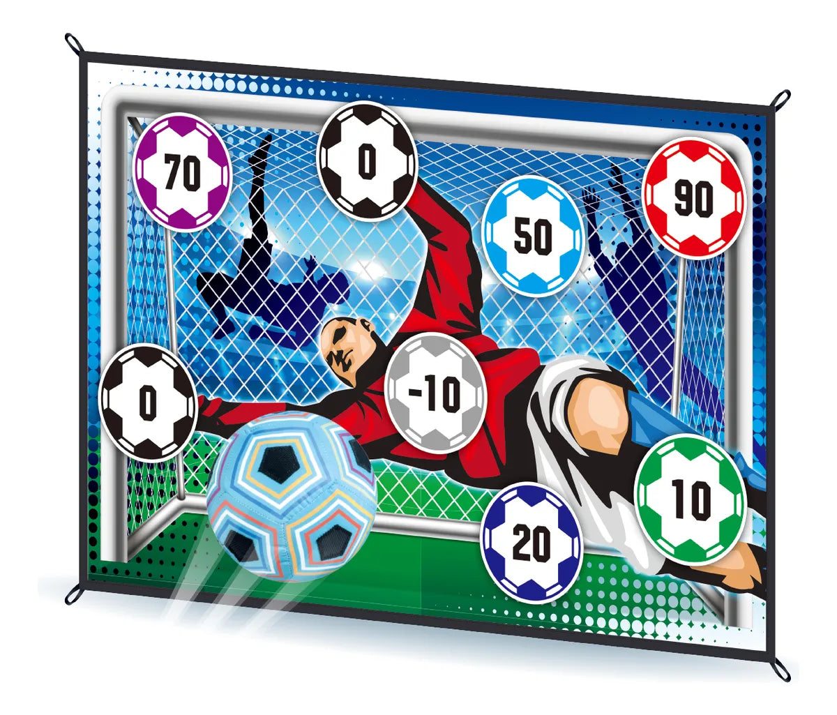 Juego Arco de Futbol Tiro al Blanco