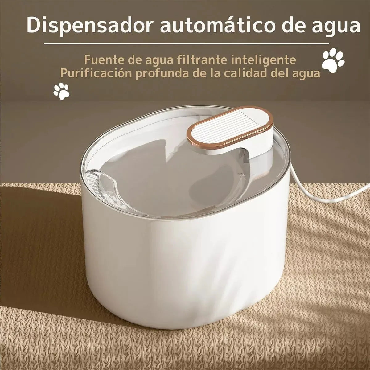 Fuente de Agua Cascade para Mascotas