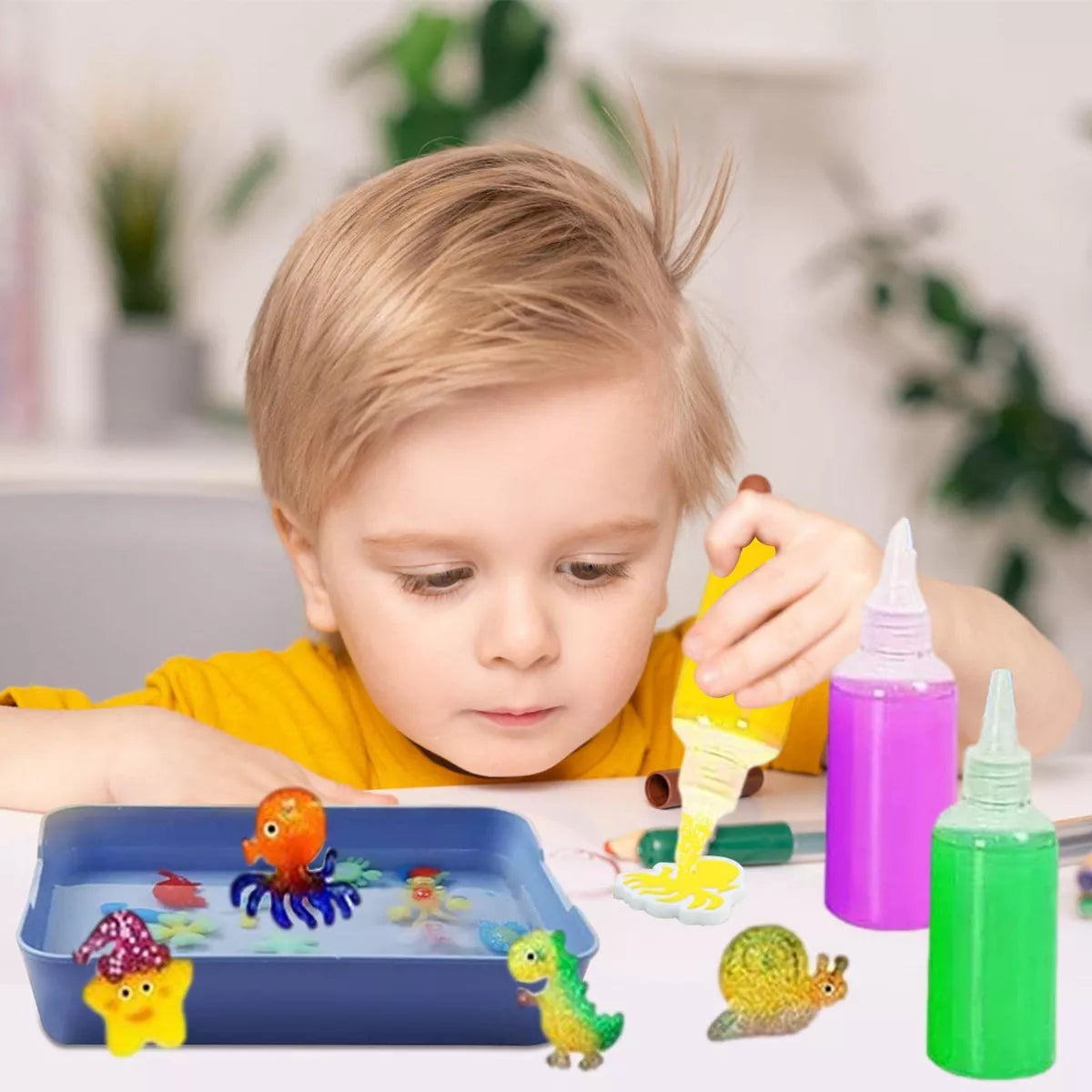 Kit Mágico 3D de Creación de Formas en Gel para Niños