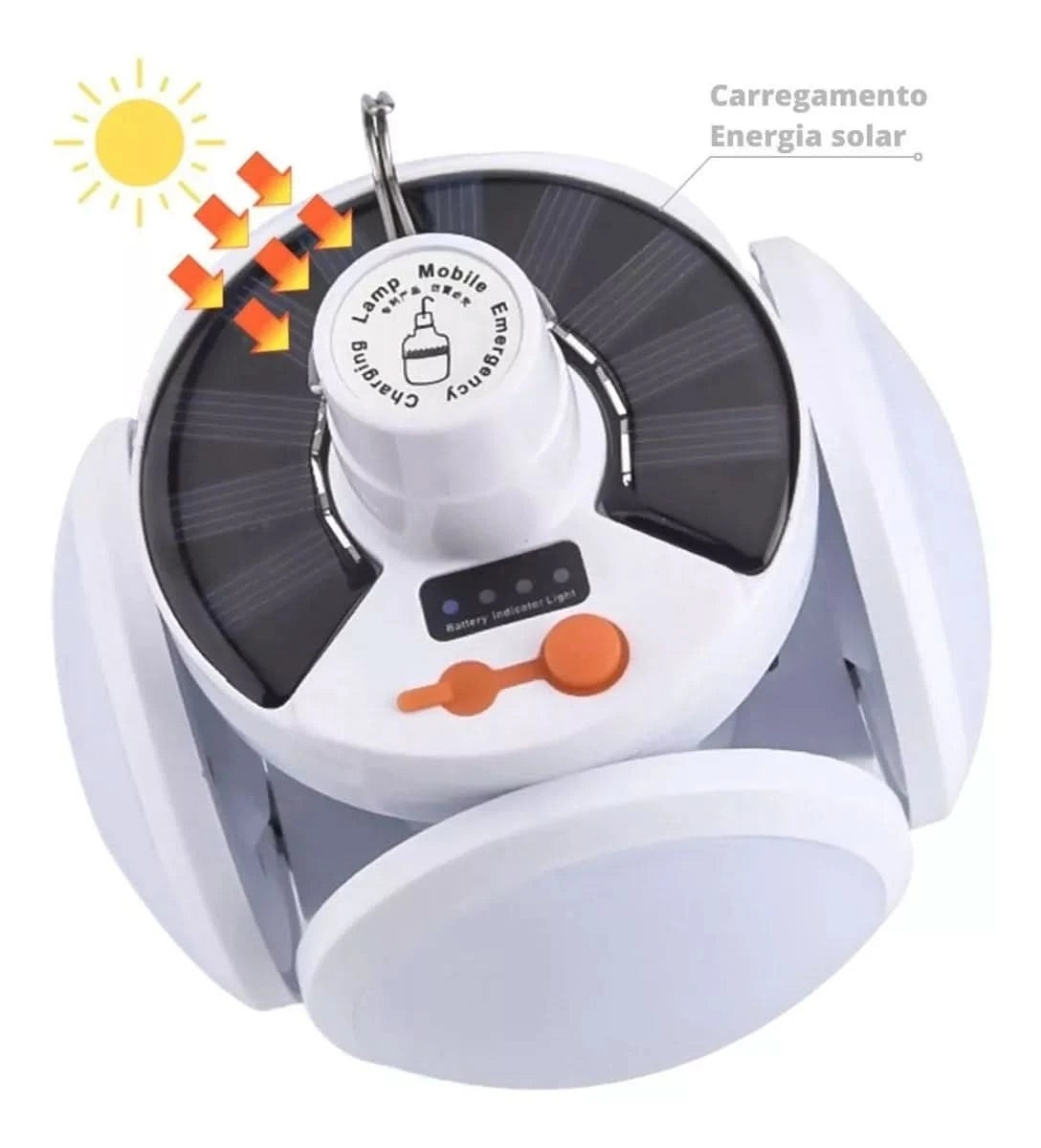 Lampara Solar Plegable Led para Camping