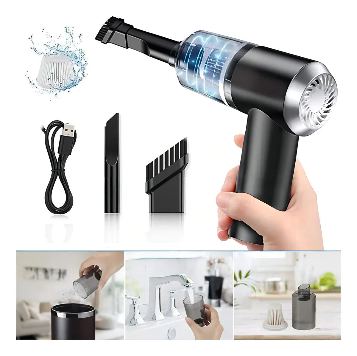 Aspiradora 2 en 1 Soplete de 50w con Accesorios