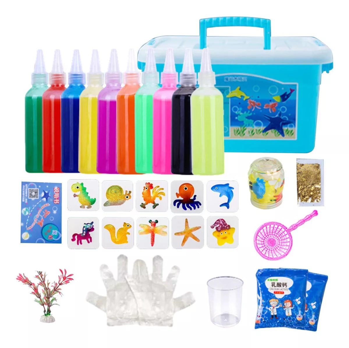 Kit Mágico 3D de Creación de Formas en Gel para Niños