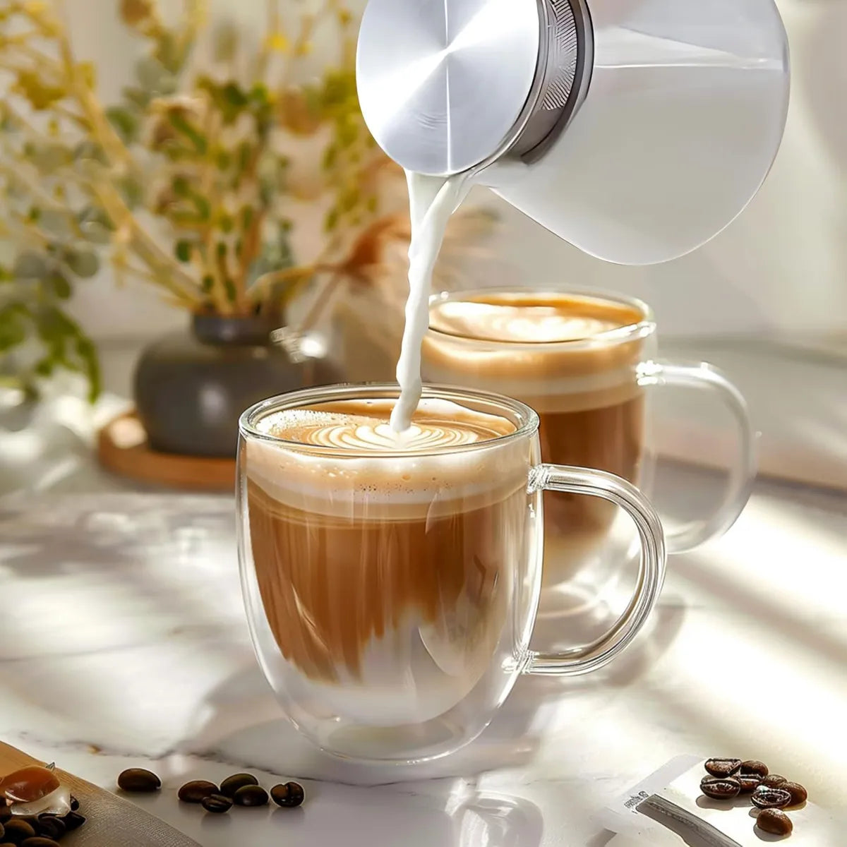 Taza de Vidrio Doble Pared 250 ml
