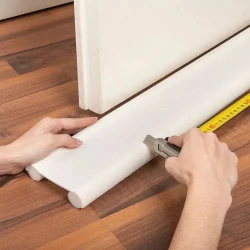 Burlete Zocalo de Espuma Doble Bajo Puerta Aislante