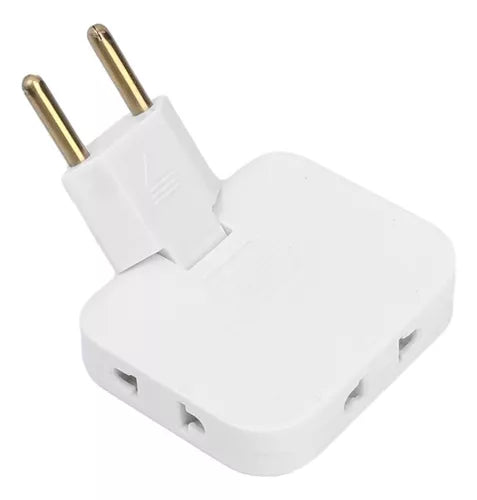 Pack de 4 Adaptadores 180 grados para Enchufe tipo F