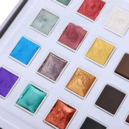 Juego de Pintura de Acuarela de 36 Colores con Pincel
