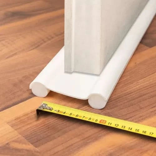 Burlete Zocalo de Espuma Doble Bajo Puerta Aislante