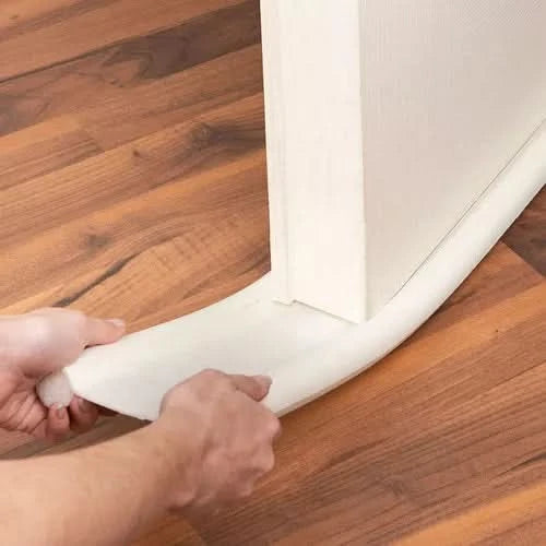 Burlete Zocalo de Espuma Doble Bajo Puerta Aislante