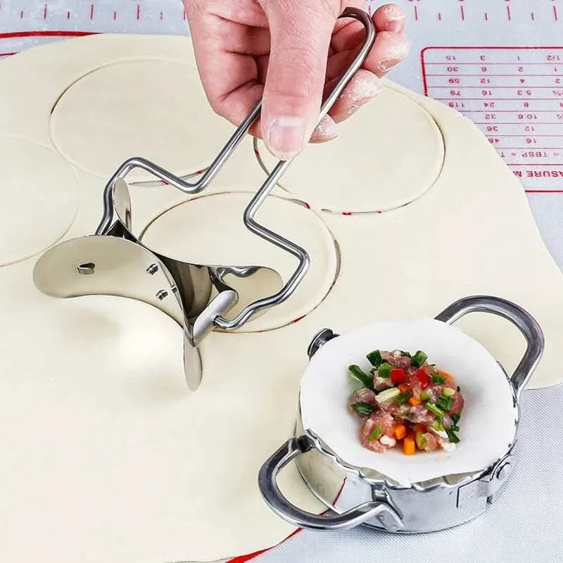 Set de acero inoxidable para hacer mini empanadas