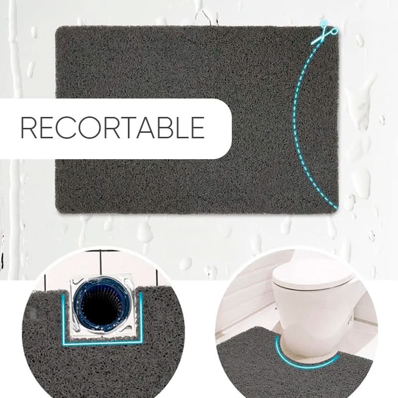 Alfombra Enrulada para Ducha con Antideslizante Milhome