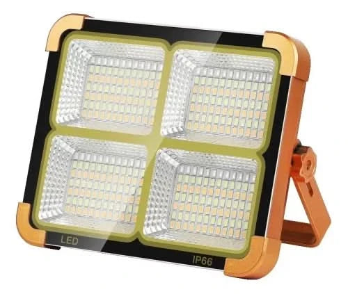Linterna Foco Panel Solar de 1250 mah Recargable IP66