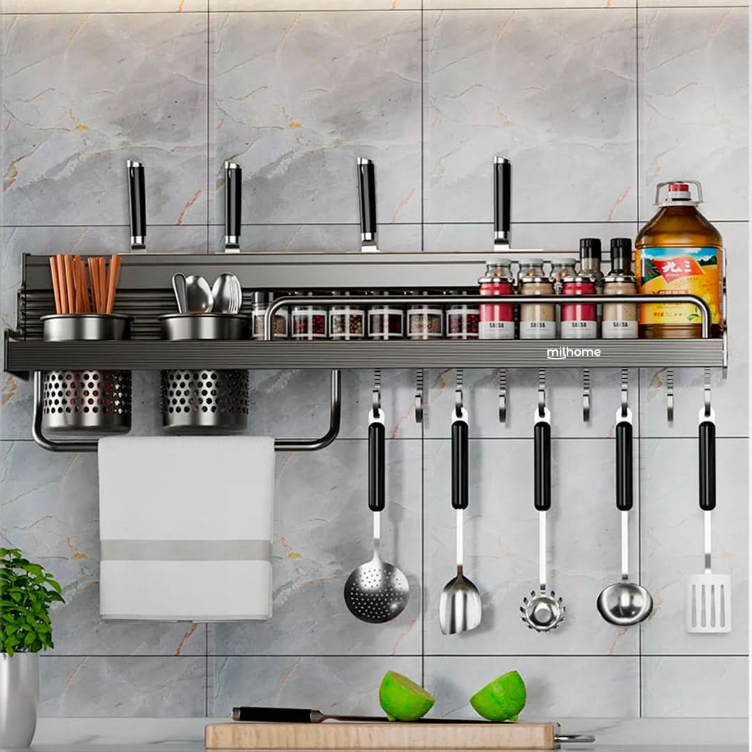 Estante Multifuncional Brekke de Cocina Marca Milhome