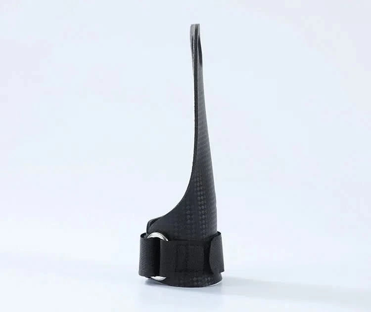 Calleras Hand Straps de Carbono Liso para Entrenamiento Gym