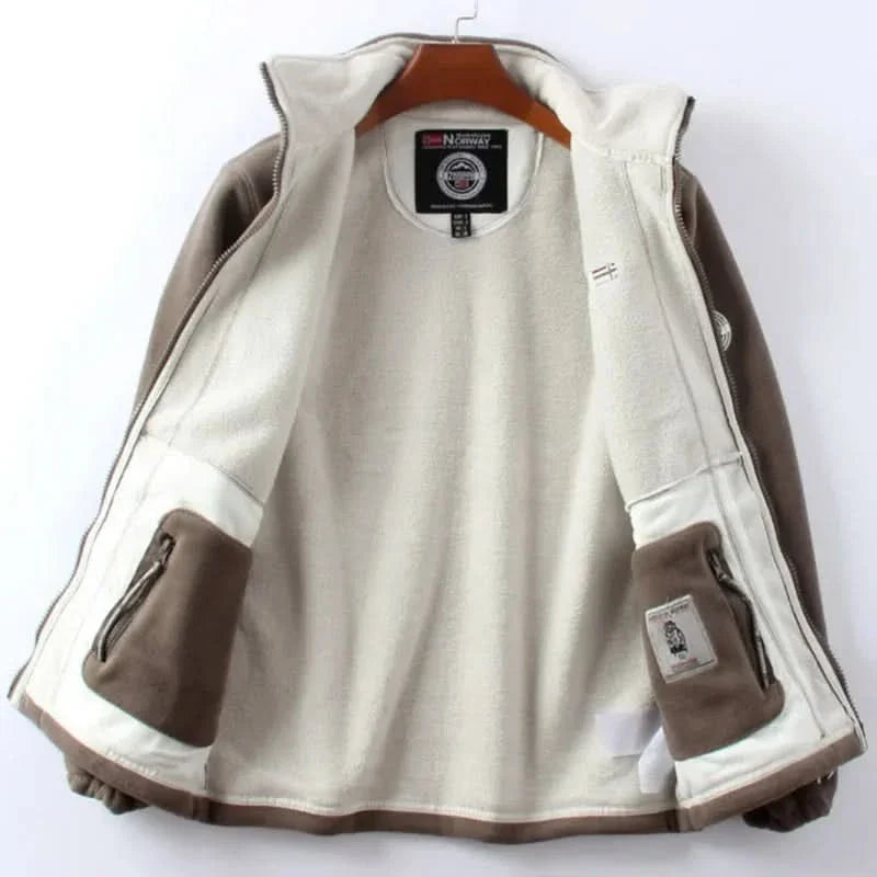 Campera Polar flec de Invierno para Hombre