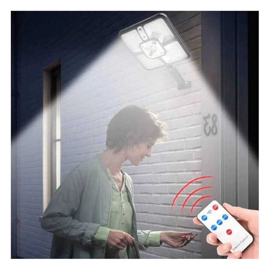 Foco Solar Aurora de 226 COB con sensor para exterior IP65