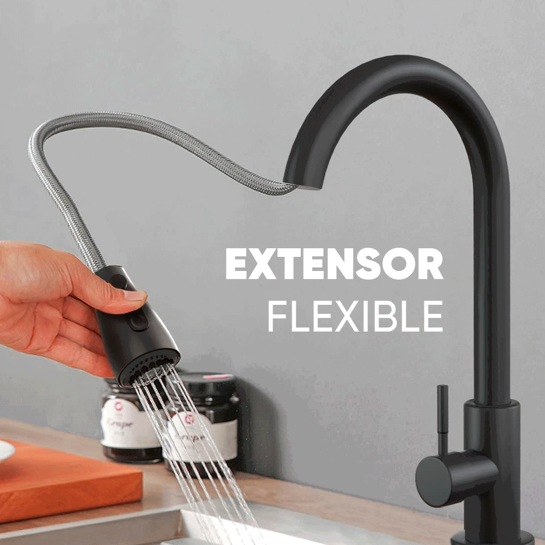 Canilla Monocomando con Extensor Full Wash Marca Milhome