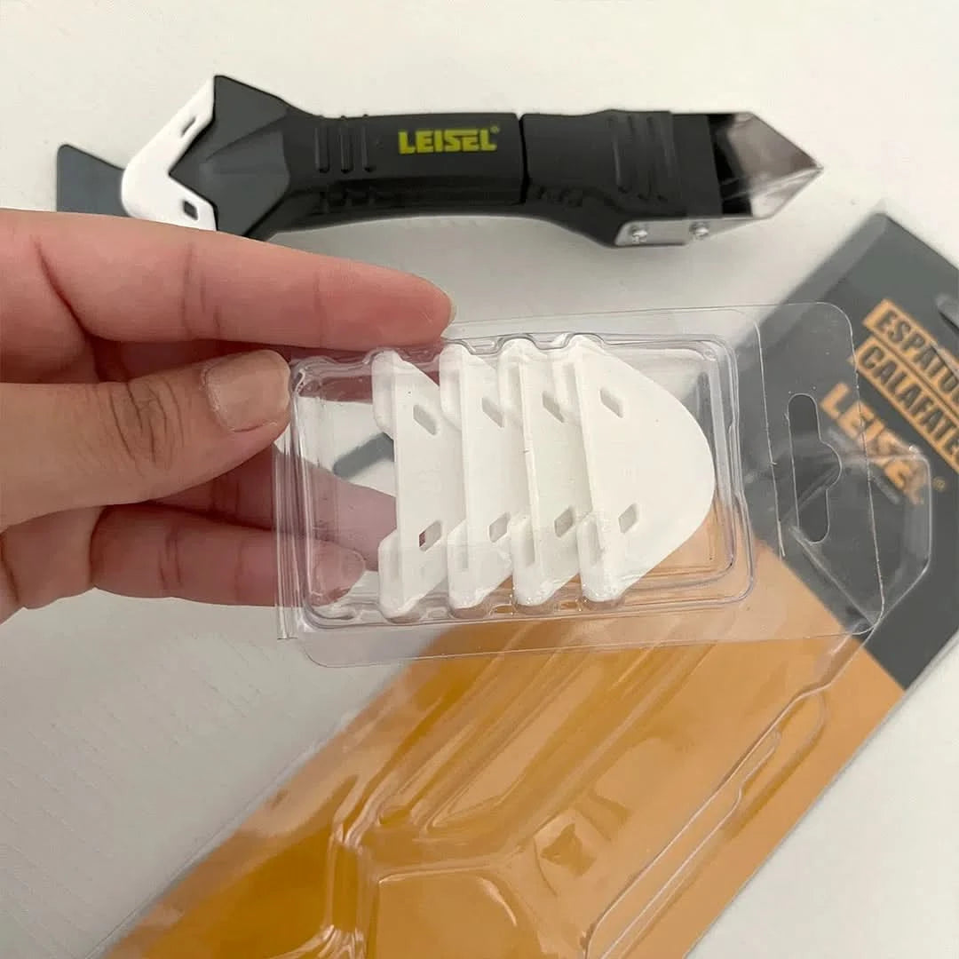 Espátula 5 en 1 para Colocar y Remover Calafateo Leisel