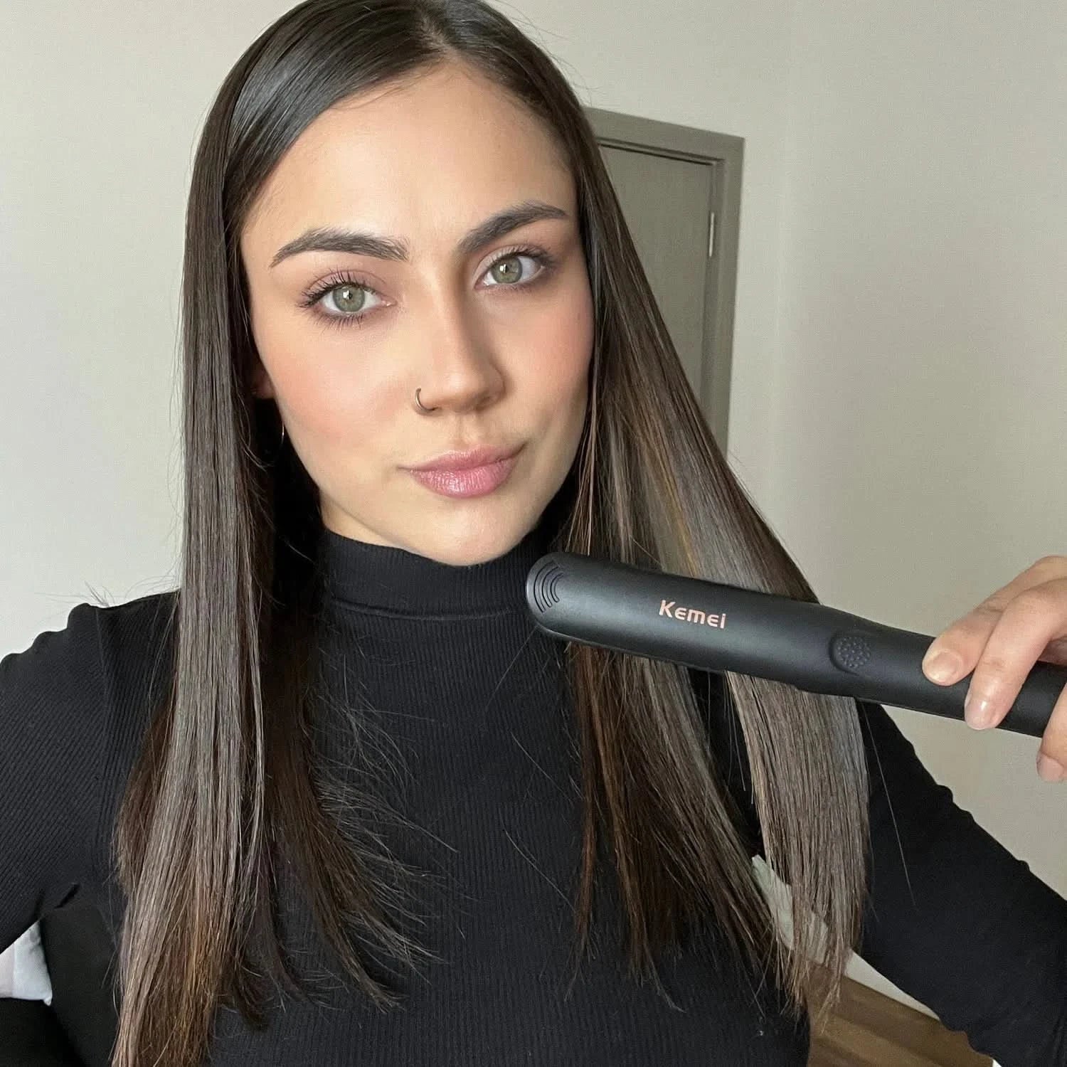 Plancha De Pelo Kemei Hair Straightener
