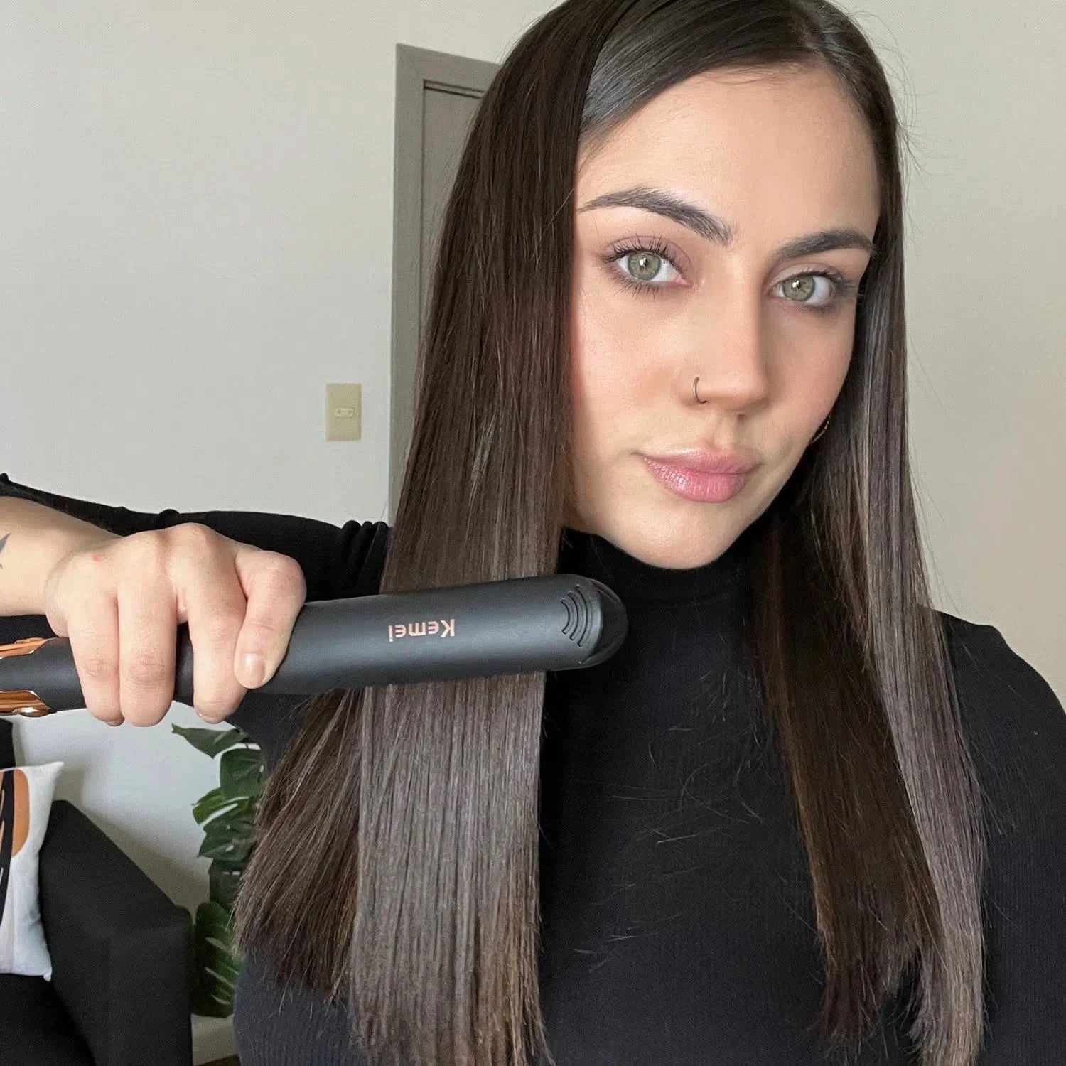 Plancha De Pelo Kemei Hair Straightener