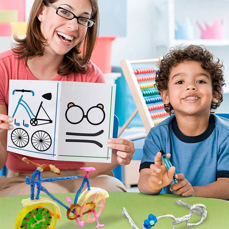 Libro de Dibujo para Lapiz 3D con 40 Patrones