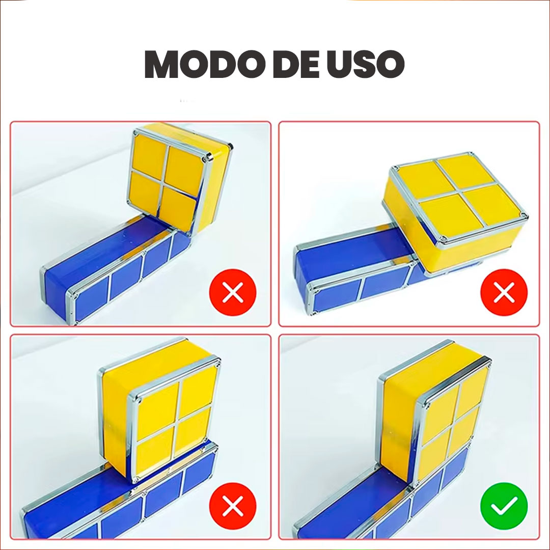 Luz Apilable Diseño Tetrix por Inducción