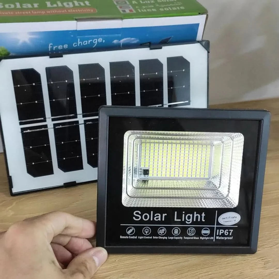 Foco Solar Led con Fotocélula 30W con Control