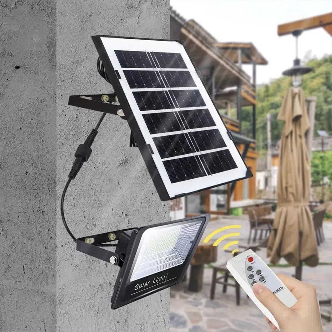 Foco Solar Led con Fotocélula 30W con Control