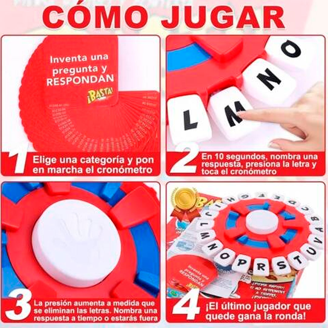 Juego de Mesa Basta! en Español + 15 Cartas extras de Regalo
