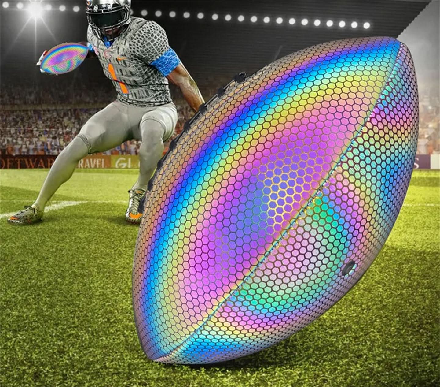 Pelota de Futbol Americano Reflectiva Luminus