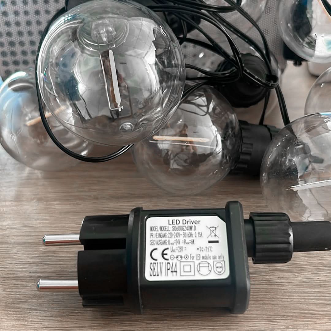 Guirnalda de Luces Led para Exterior de 10 Luces Blancas