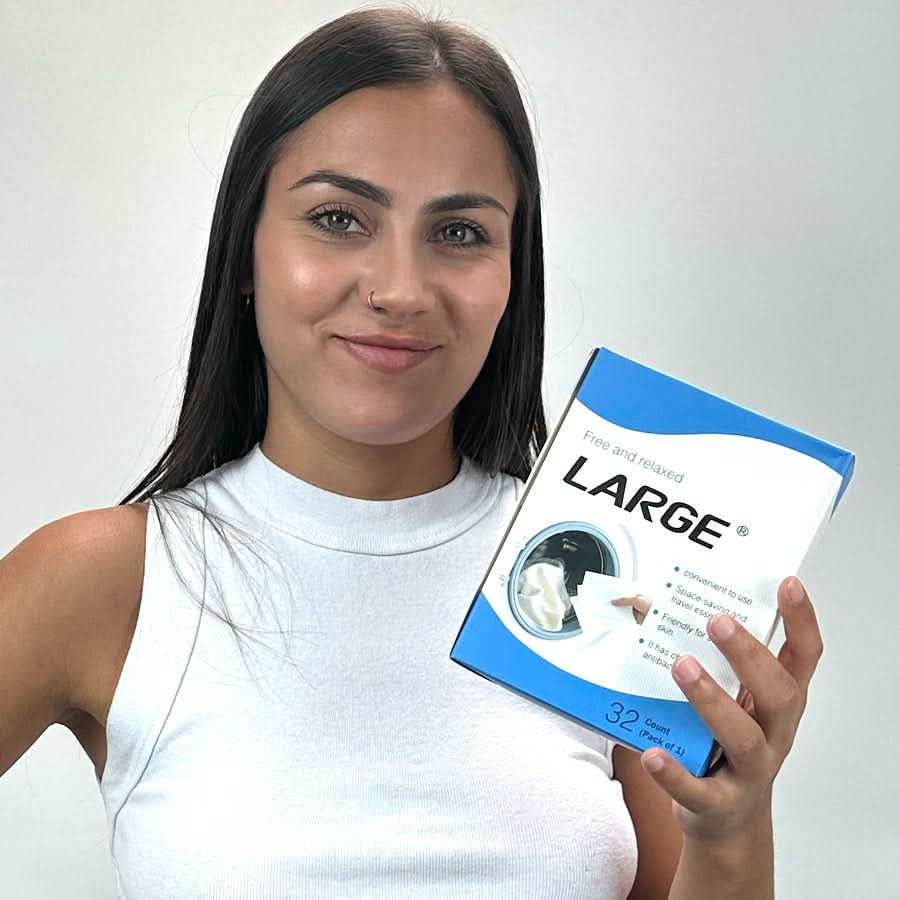 32 Hojas de Detergente Jabon ecológico para ropa LARGE