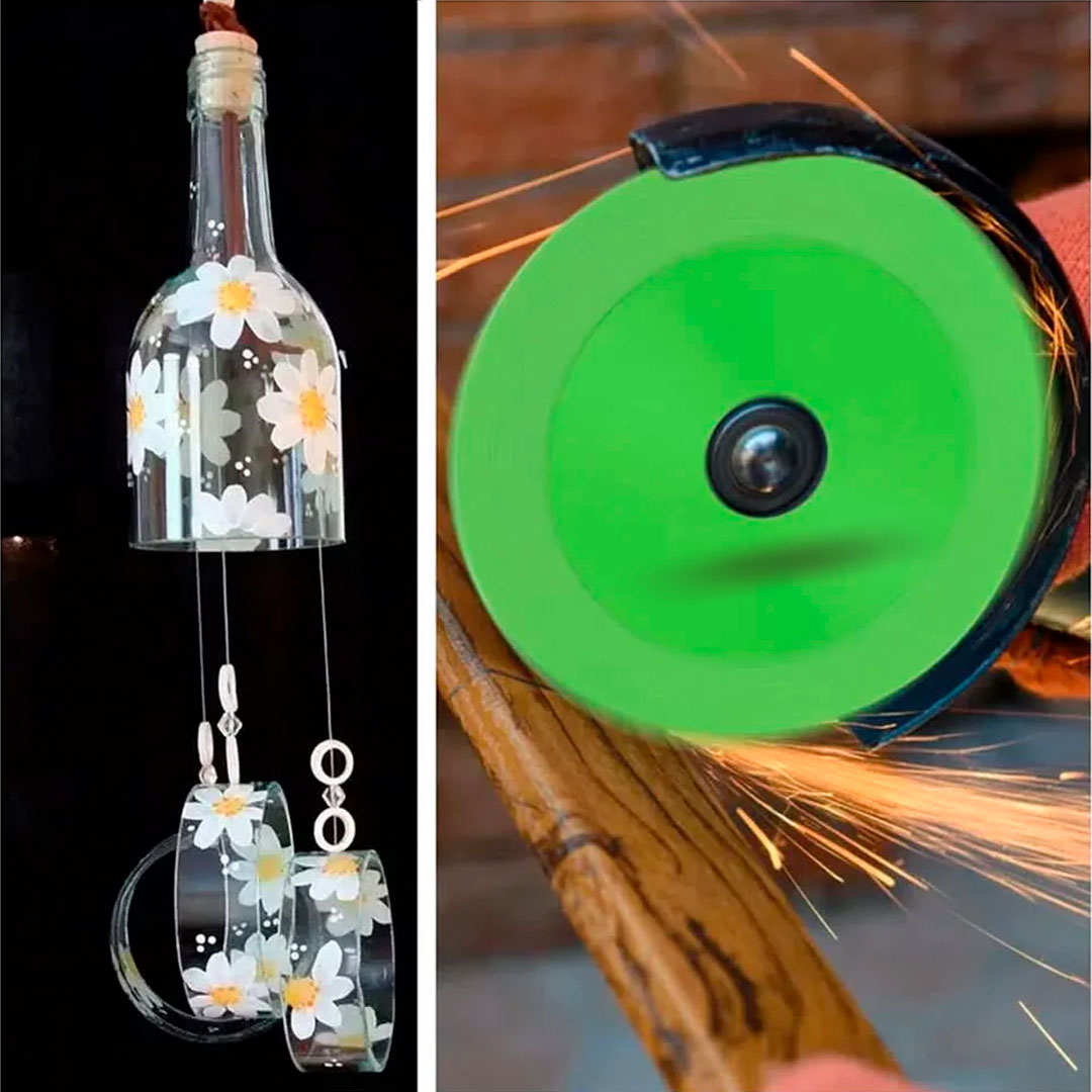 Set de 3 Discos Leisel de Corte Ultra fino de Vidrio 100mm