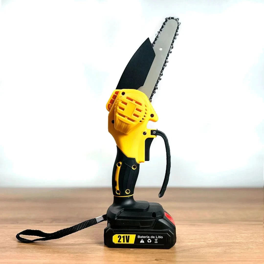 Mini Motosierra con dos baterías Leisel