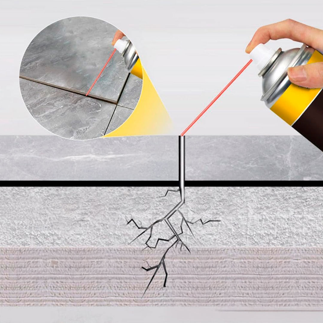 Spray Adhesivo Sellador para Grietas y Pisos