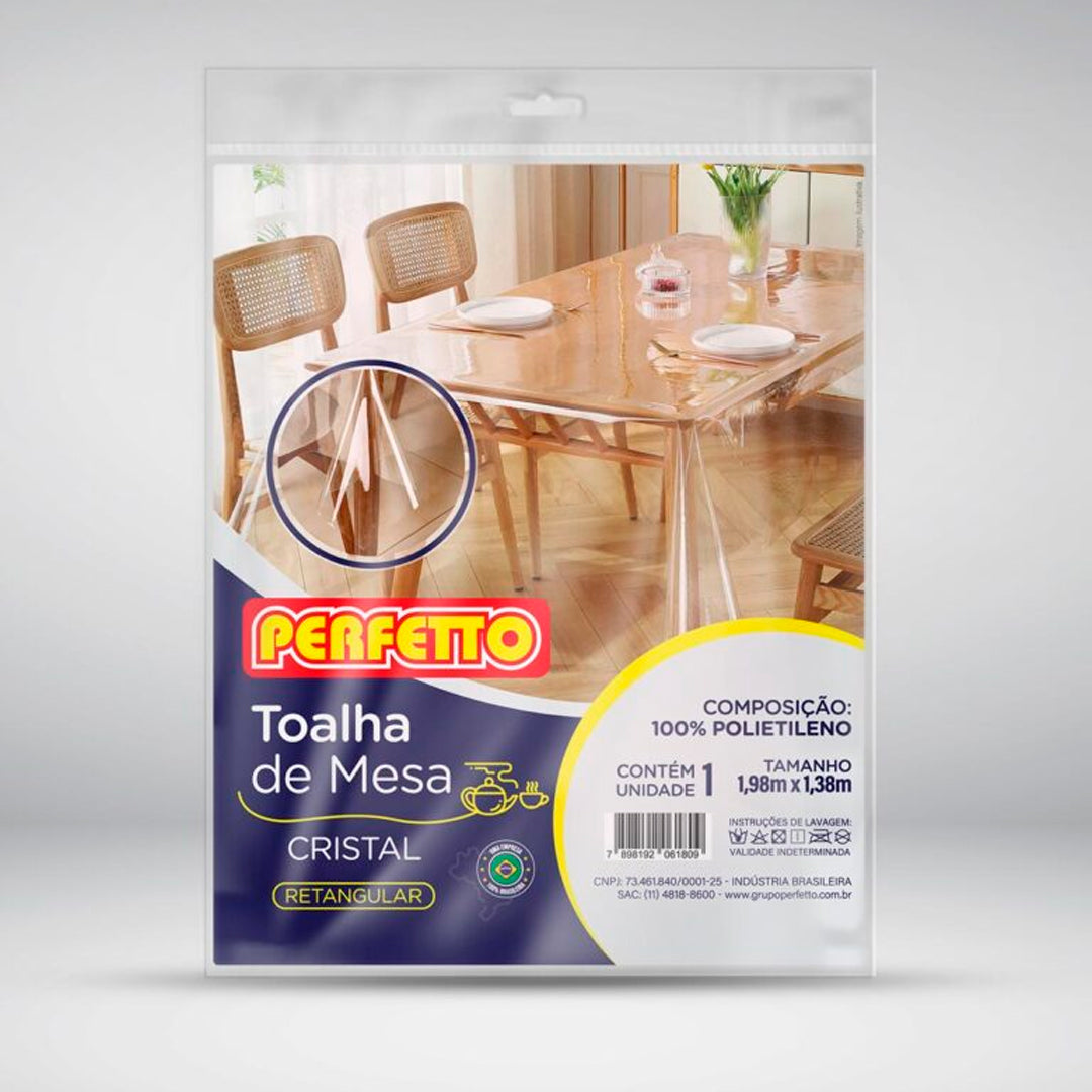 Mantel Caudrado Transparente