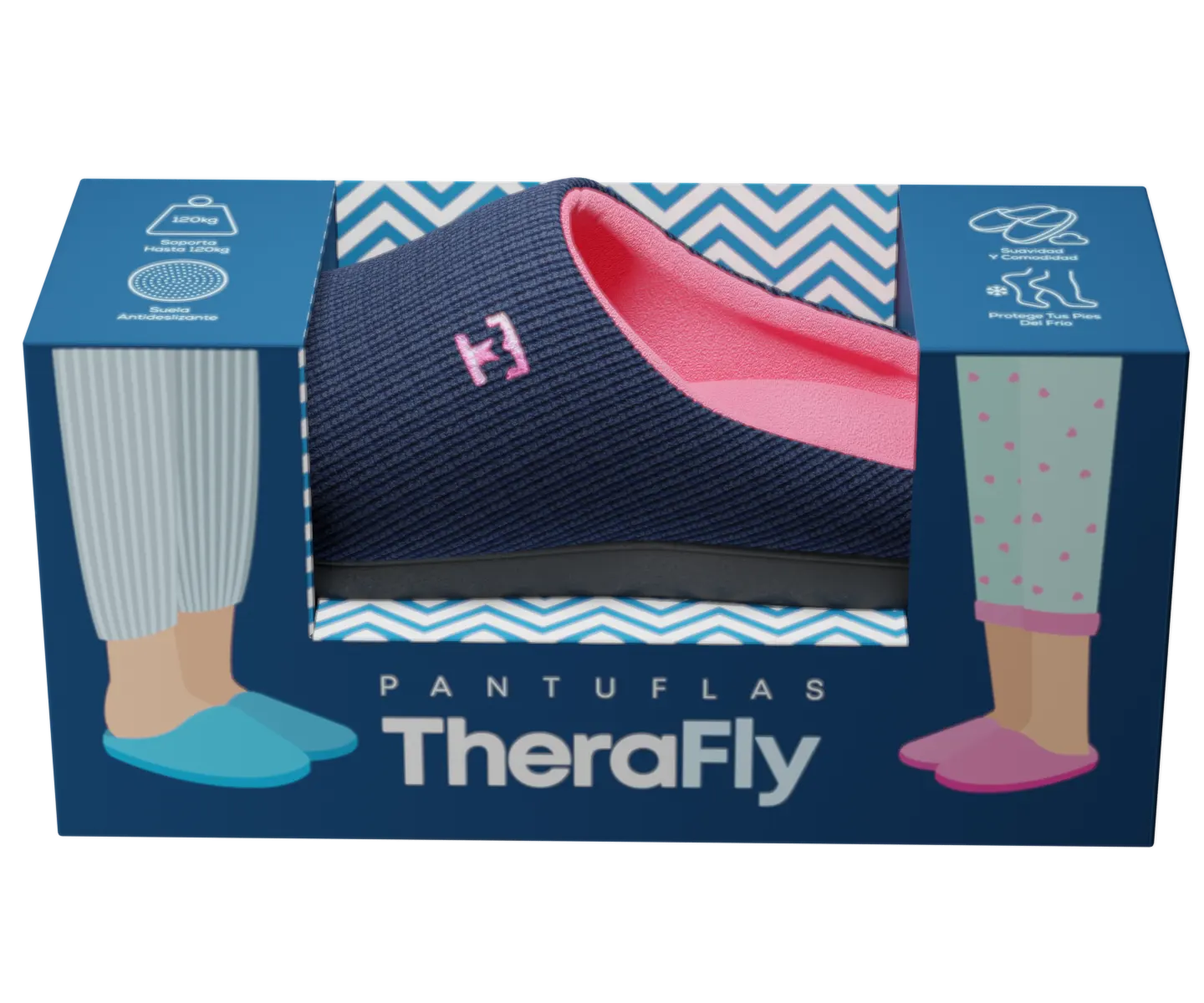 Pantuflas Viscoelasticas TheraFly Alta Densidad