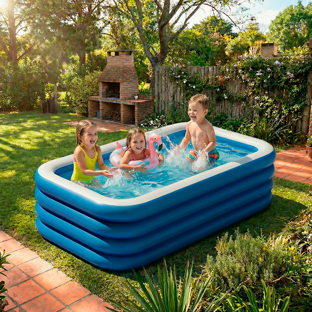 Piscina Inflable de PVC Grueso para Exteriores