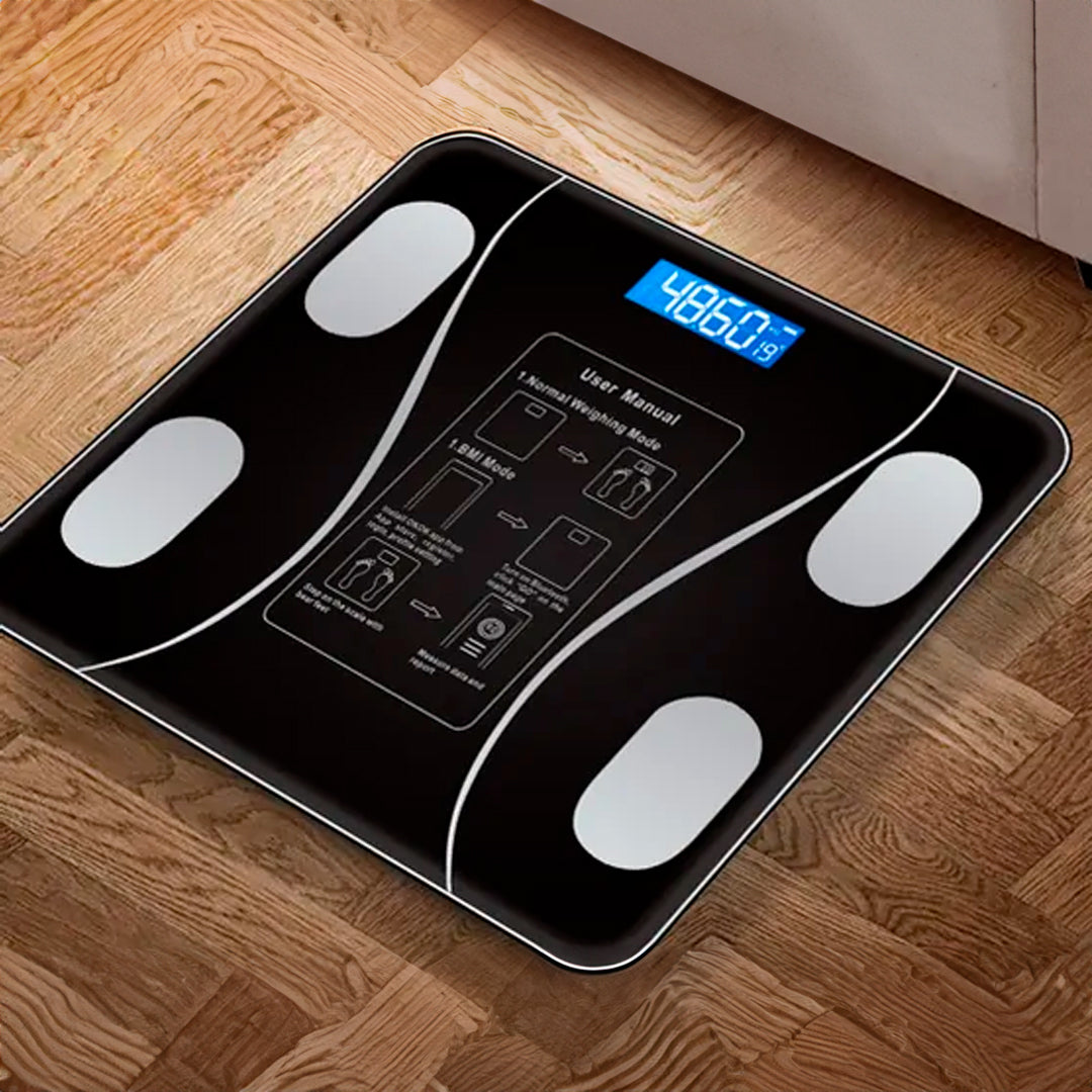 Balanza Corporal Digital Inalámbrica Medición Grasa Muscular