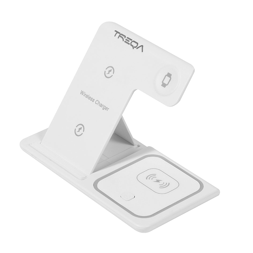 Cargador Inalámbrico 3 en 1 Carga Rápida